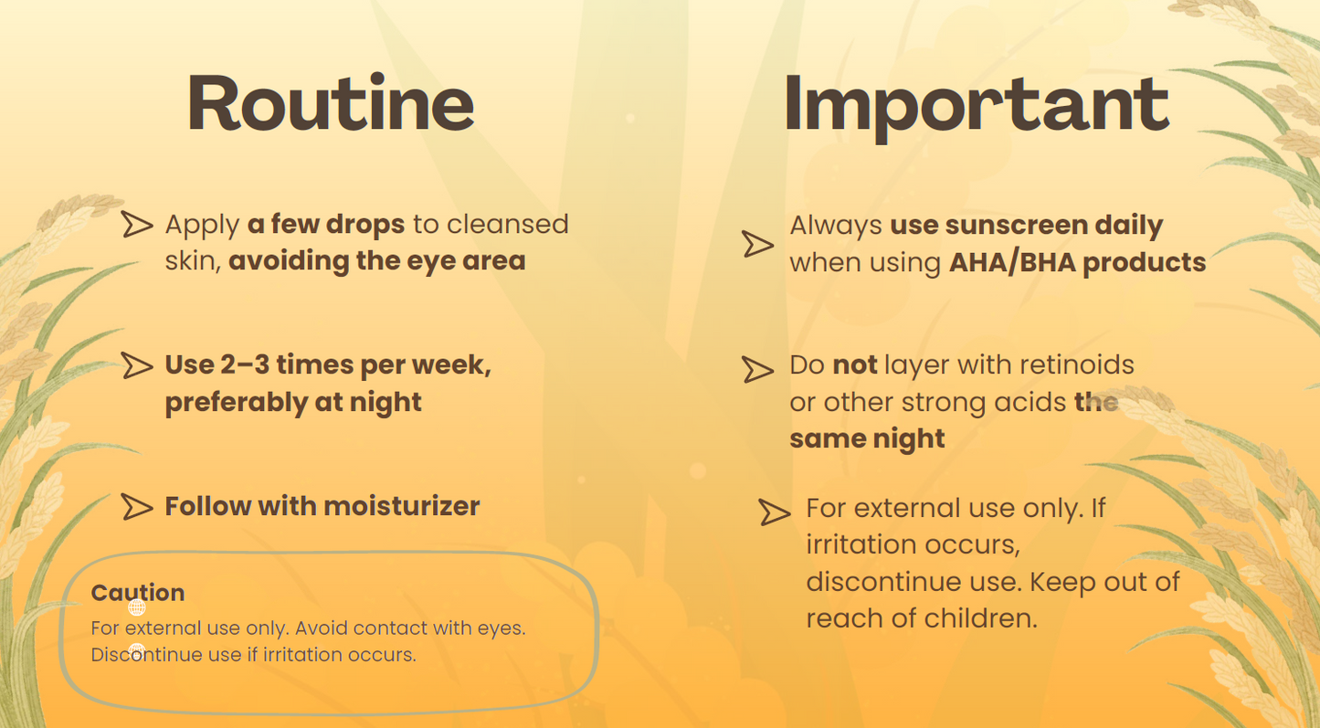 Exfoliant Rice Ampoule