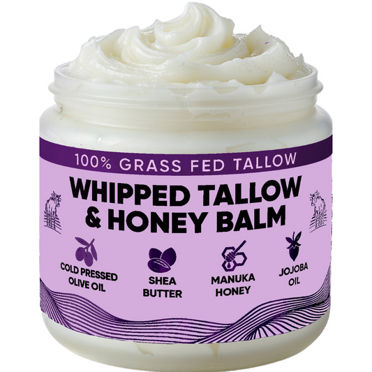 Whipped Beef Tallow Cream - Bergamot Lavender